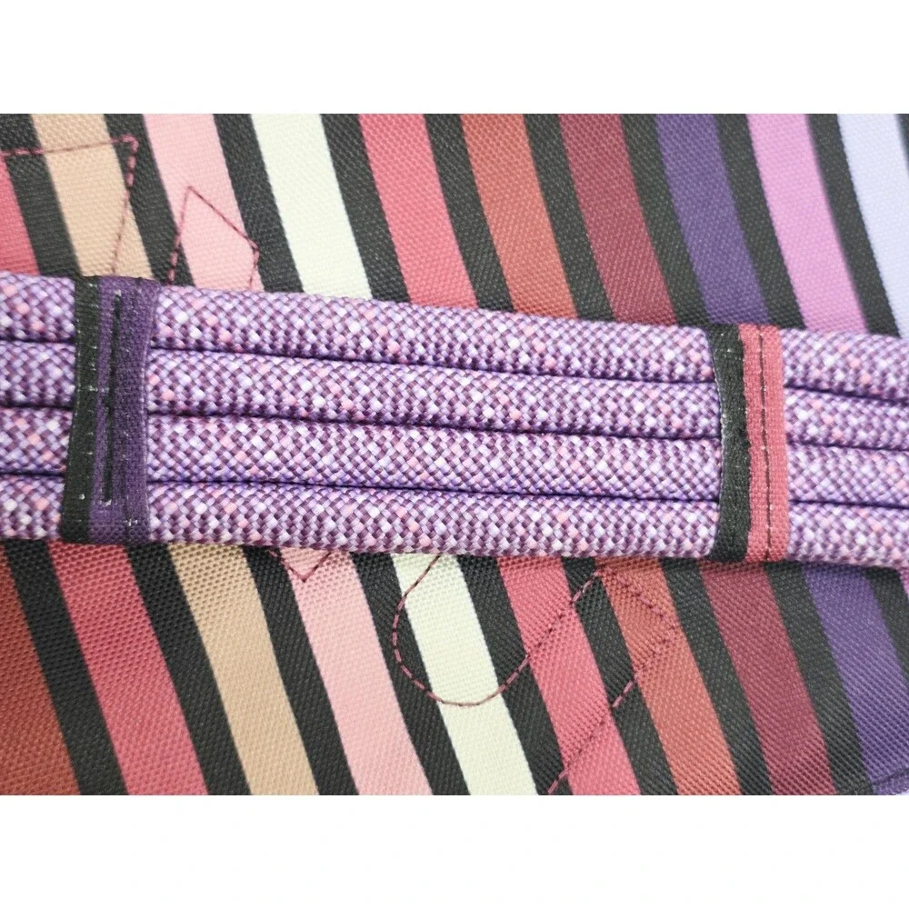 Kavu Rope Sling Paxton Bag Purple September Stripe NWOT Boho